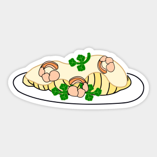 Shrimp Scampi Sticker